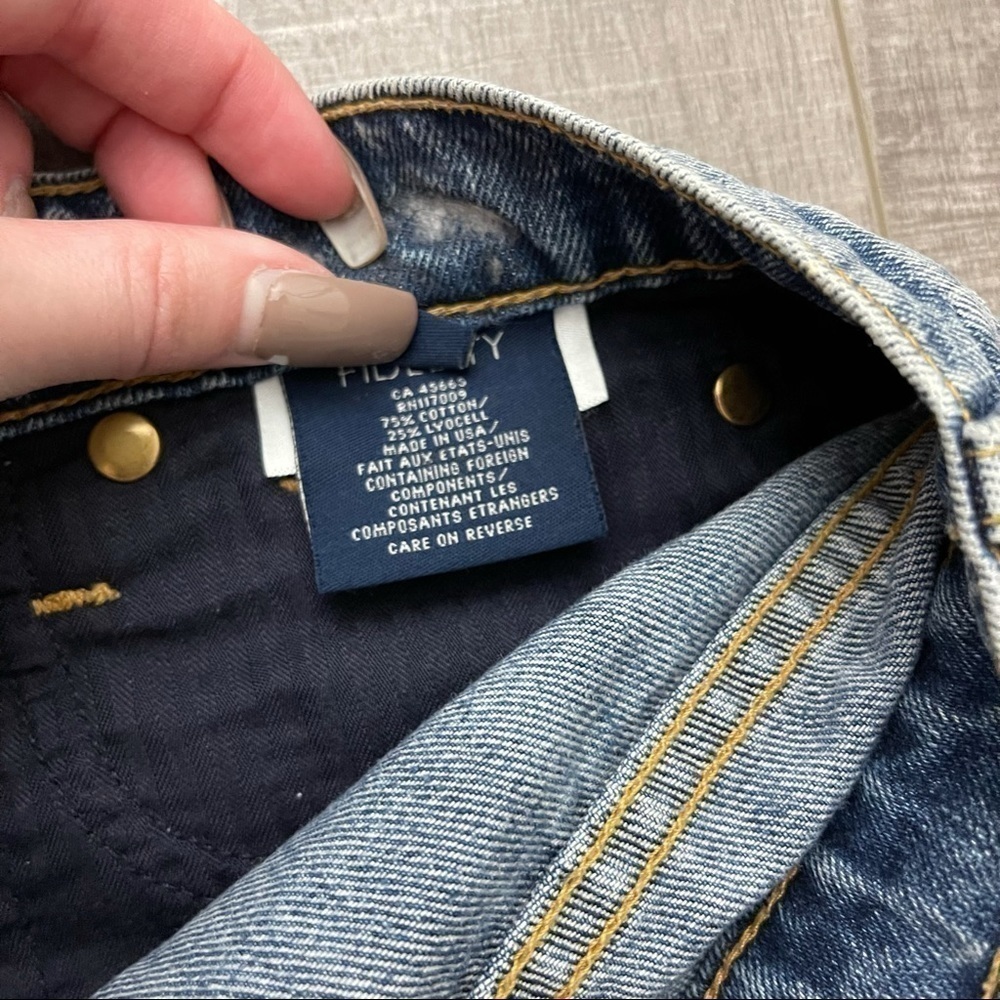 Fidelity Denim Taylor Short in Costello Vintage Distressed Size 27 - Picture 9 of 10